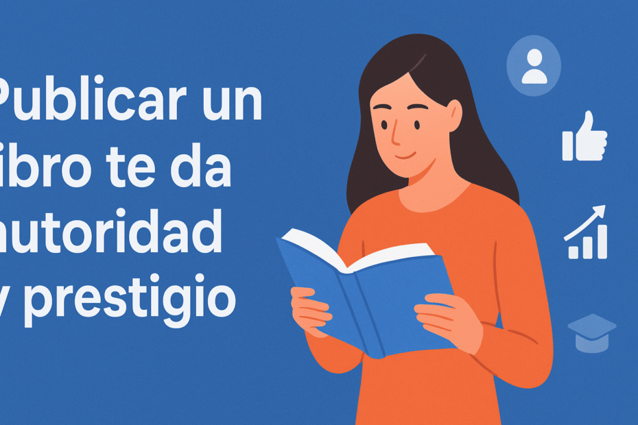 PUBLICAR UN LIBRO TE DA PRESTIGIO